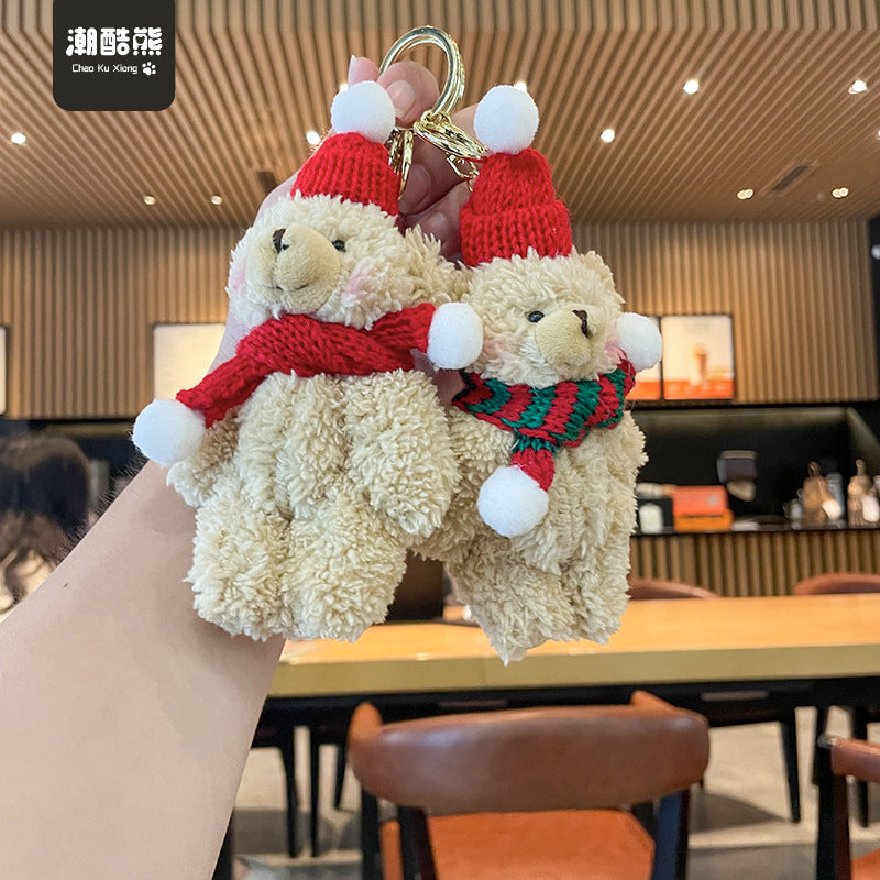 Wholesale Christmas Plush Doll Keychains